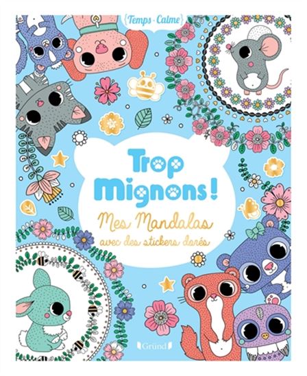 Trop mignons! Mes mandalas avec des stickers dorés