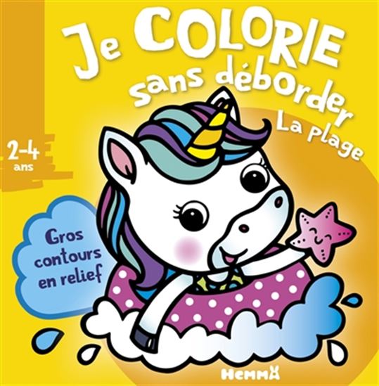 La plage Je colorie sans déborder