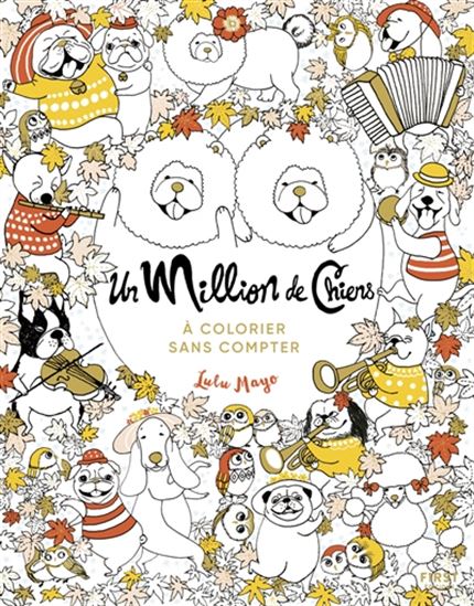 Un million de chiens à colorier sans compter