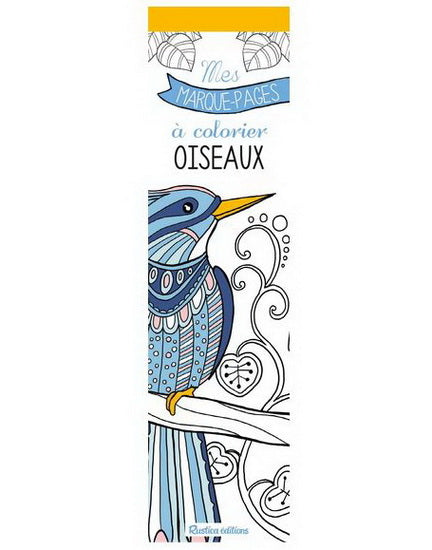 Oiseaux Mes marque-pages à colorier