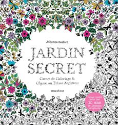 Jardin secret Carnet de coloriage