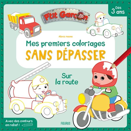 Sur la route Mes coloriages sans dépasser