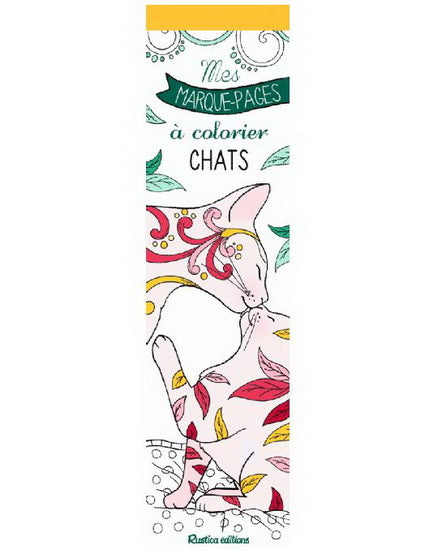 Chats Mes marque-pages à colorier