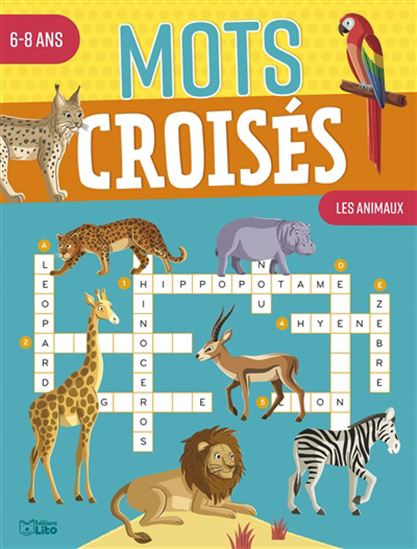 Mots croisés Les animaux