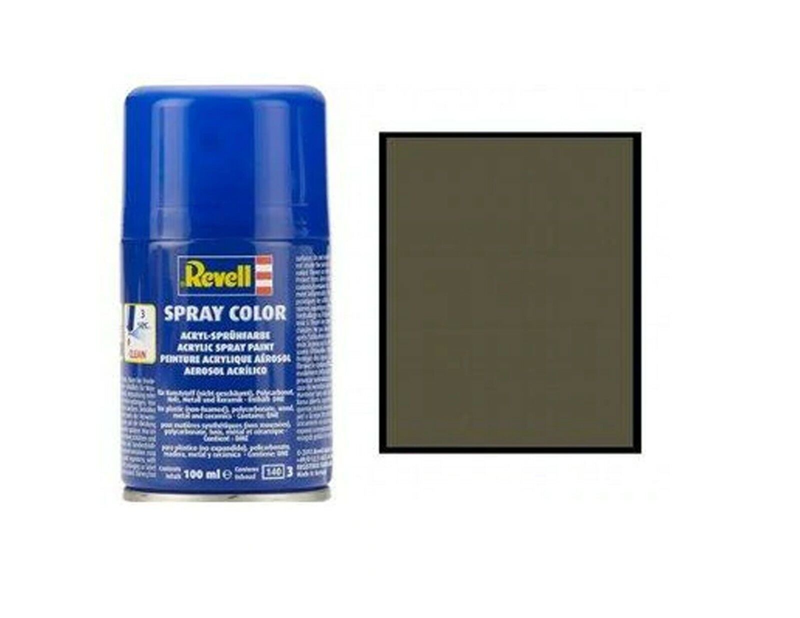 Peinture en spray Revell 100ml Vert olive mat